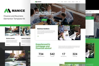 Preview: Manice - Business Elementor Template Kit