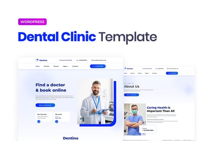 Preview: Dentino – Dental Clinic Elementor Pro Template Kit
