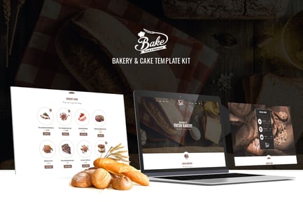 Preview: Bake - Bakery & Cake Elementor Template Kit