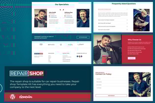 Preview: Repair Shop - Template Kit