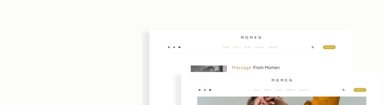 Momen - Photography & Blog Elementor Template Kit