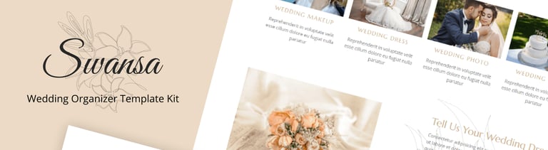 Swansa - Wedding Elementor Template Kit