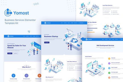 Preview: Yomost - Business Services Elementor Template Kit