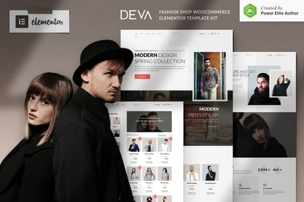 Preview: DEVA - Fashion Store WooCommerce Elementor Template Kit