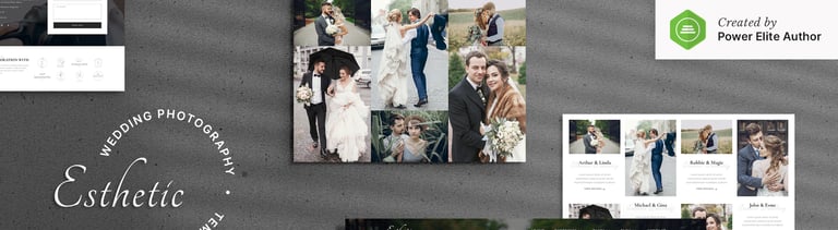 Esthetic – Wedding Photography Elementor Template Kit