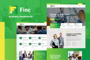 Preview: Finc - Business & Financial Elementor Template Kit