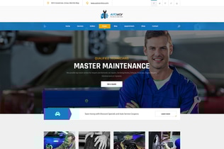 Preview: Automov - Car Repair & Services Elementor Template Kit