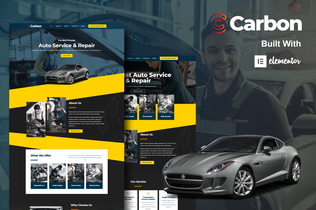 Preview: Carbon - Car Service Elementor Template Kit