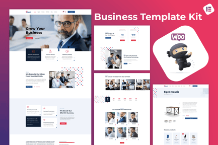 Visualização: Skat — Kit de Templates Elementor Corporativo e Empresarial