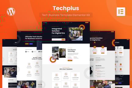 Vorschau: Techplus - Tech Business Elementor Template Kit
