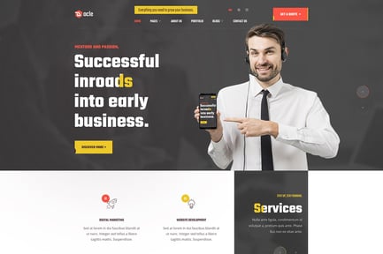 Preview: Docle – Digital Agency Services Template Kit