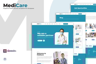 Preview: MediCare - Hospital & Health Service Elementor Template Kit