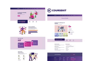 Preview: CourseKit - Online e-Learning Elementor Template Kit