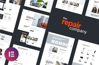 Preview: Renovirta - Plumbing & Repair Elementor Template Kit
