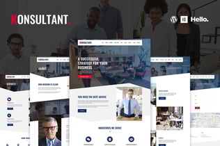 Preview: Konsultant - Consultancy Firm Elementor Template Kit