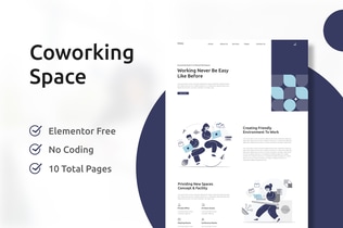 Preview: Vinic - Coworking Space Elementor Template Kit