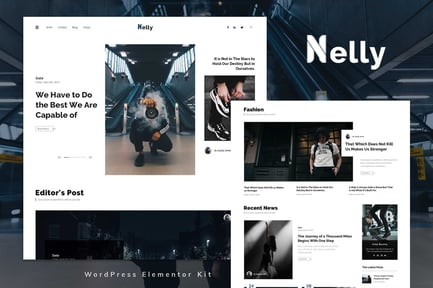 Vorschau: Nelly - Blog & Magazin Elementor Template Kit