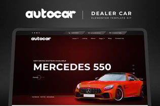Preview: Autocar - Car Dealer Elementor Pro Template Kit