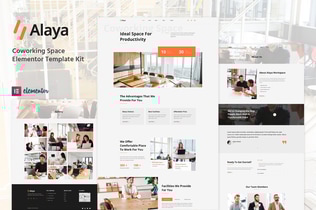 Preview: Alaya - Coworking Space Elementor Template Kit