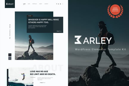 Preview: Barley - Blog & Magazine Elementor Template Kit