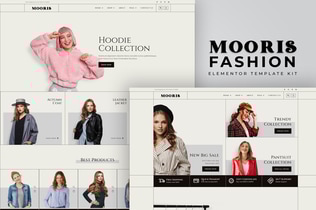 Preview: Mooris - WooCommerce Fashion Elementor Template Kit