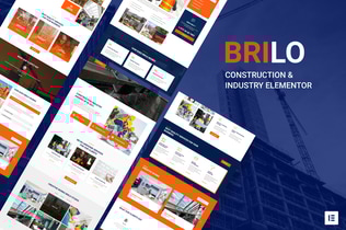 Preview: Brilo - Construction & Industry Elementor Template Kit