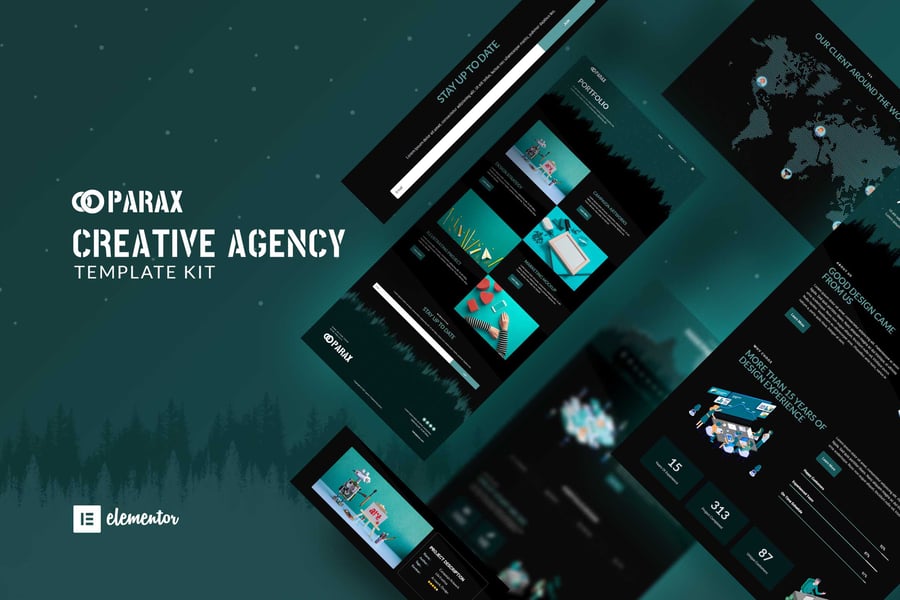 Cover for Parax - Creative Agency Elementor Template Kit