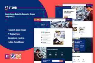 Preview: Fixmo – Smartphone, Tablet & Computer Repair Template Kit