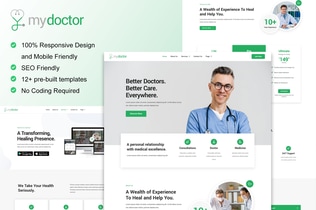 Preview: MyDoctor - Doctor On Demand Elementor Template Kit