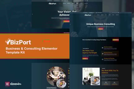Preview: Bizport - Business & Consulting Elementor Template Kit