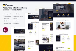Preview: Fineco | Accounting & Tax Consultancy Services Elementor Template Kit