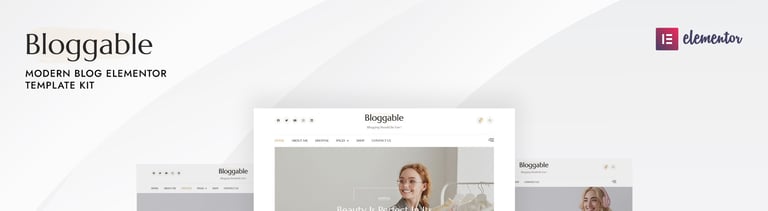 Bloggable - Modern Blog Elementor Template Kit