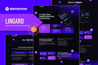 Preview: Lingard - Payment & Online Banking Elementor Template Kit