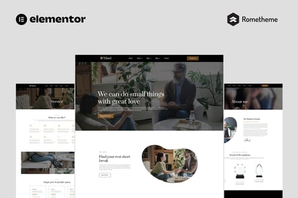 Preview: D'Mind - Psychology & Counseling Elementor Pro Full Site Template Kit