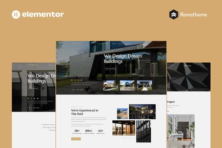 Preview: Emporium - Architecture & Interior Elementor Pro Full Site Template Kit
