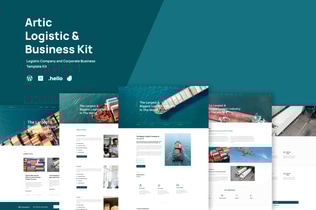 Preview: Artic - Logistics & Business Elementor Template Kit