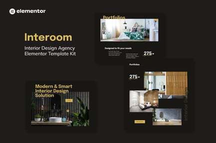 Preview: Interoom - Interior Design & Architecture Elementor Template Kit