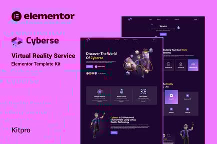 Aperçu: Cyberse - Template Kit d'éléments de service de réalité virtuelle