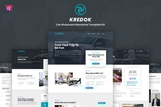 Preview: Kredok - Car Showroom Elementor Template Kit