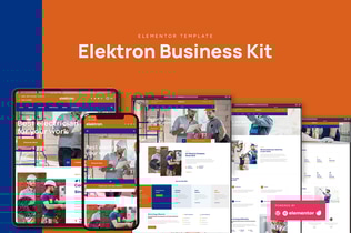 Preview: Elektron - Electric Company & Business Elementor Template Kit