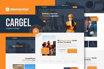 Preview: Cargel - Logistic Cargo Elementor Template Kit