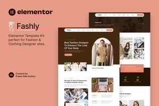 Preview: Fashly – Fashion & Clothing Designer Elementor Template Kit