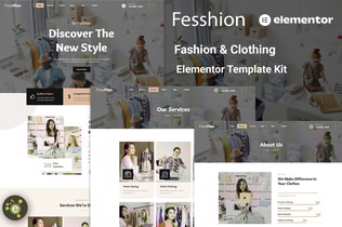 Preview: Fesshion - Fashion & Clothing Elementor Template Kit