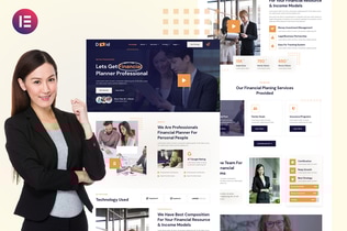 Preview: Duid - Personal Financial Consultant Service Elementor Template Kit
