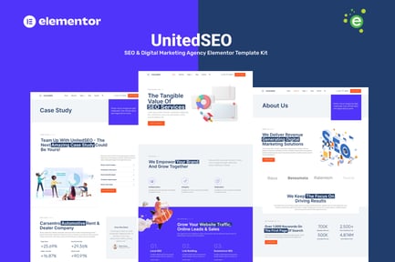 Preview: UnitedSEO - SEO and Digital Marketing Agency Elementor Template Kit