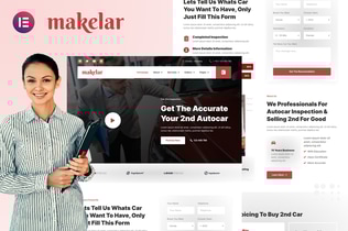 Preview: Makelar - Autocar Inspection Services Elementor Template Kit