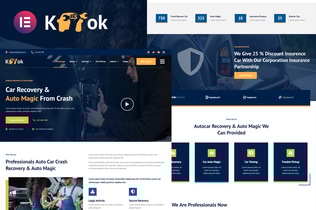 Preview: Ketok - Auto Detailing & Repair Business Elementor Pro Template Kit