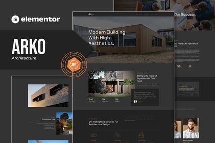 Preview: Arko - Architecture Elementor Template Kit