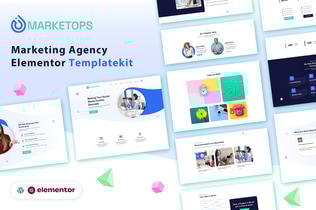 Vista previa: MARKETOPS | Template Kit de Marketing Elementor
