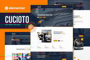 Preview: Cucioto - Car Wash Services Elementor Template Kit